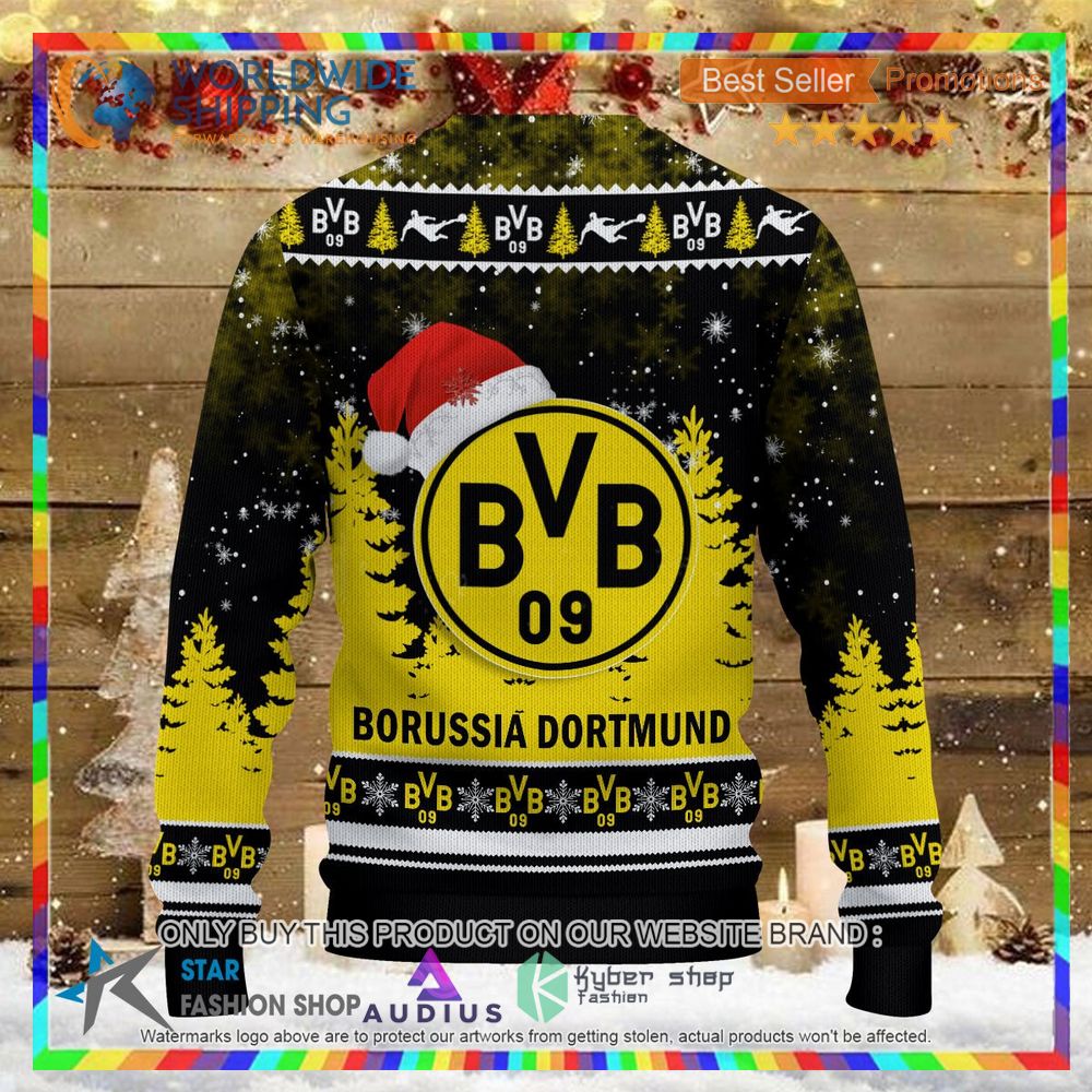 Borussia Dortmund II Ugly Christmas Sweater 3 borussia dortmund ii ugly christmas sweater 3 80432