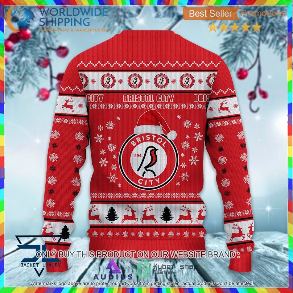 Bristol City EFL Ugly Christmas Sweater 3 bristol city efl ugly christmas sweater 3 65062