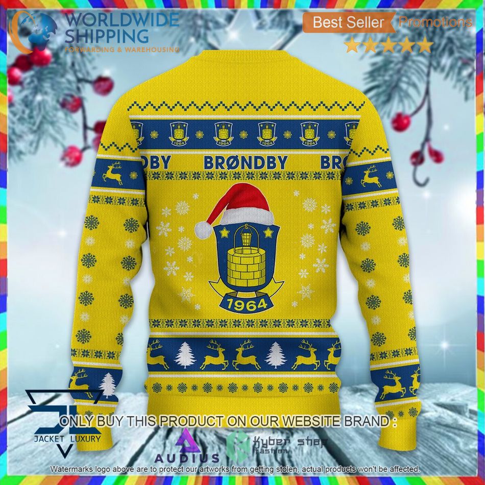 Brondby IF 1964 Super League & Danish 1st Division Ugly Sweater 3 brondby if 1964 super league danish 1st division ugly sweater 3 52199