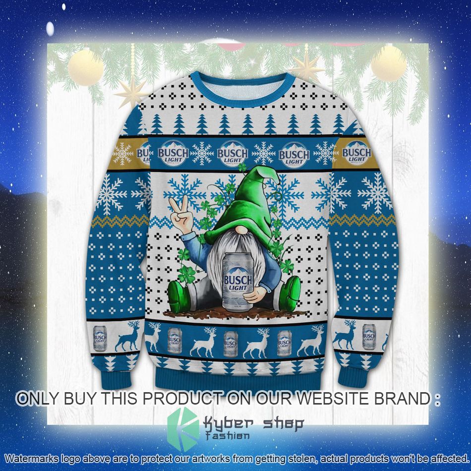 Busch Light Gnome Ugly Christmas Sweater 4 busch light gnome ugly christmas sweater 4 20362