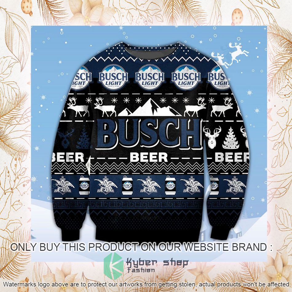 bush beer ugly christmas sweater 2 40430