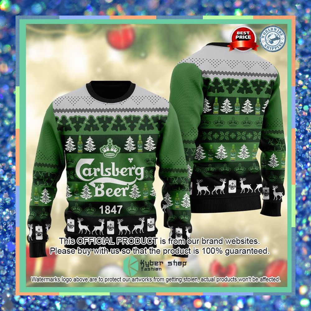 Carlsberg Beer 1847 Sweater Christmas 15