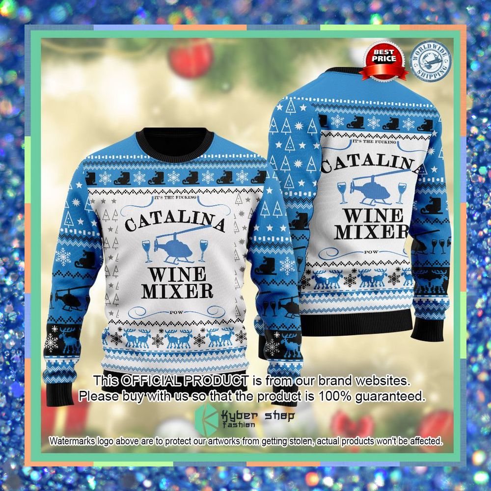 Catalina Wine Mixer Sweater Christmas 6