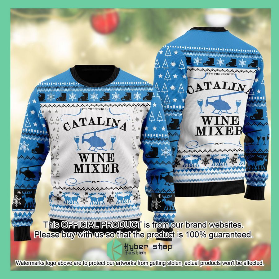 Catalina Wine Mixer Sweater Christmas 21