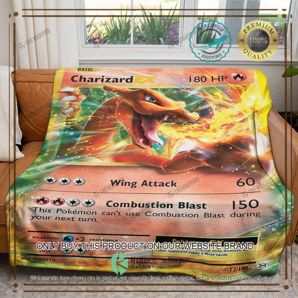 charizard ex evolutions anime pokemon blanket 1 68889