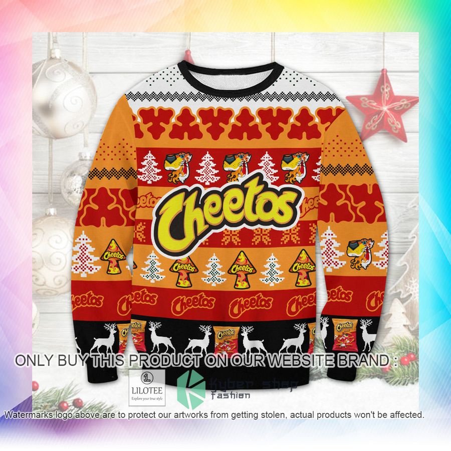 cheetos christmas sweater sweatshirt 2 35798