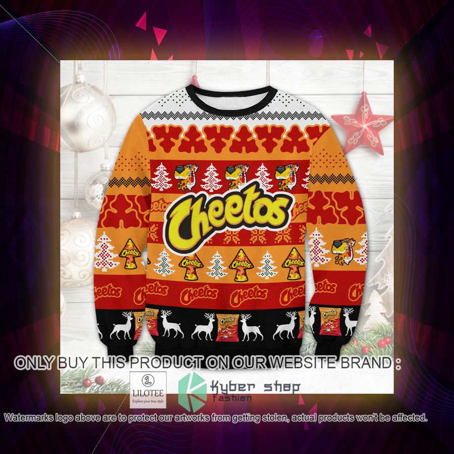 Cheetos Christmas Sweater, Sweatshirt 3 cheetos christmas sweater sweatshirt 3 98901
