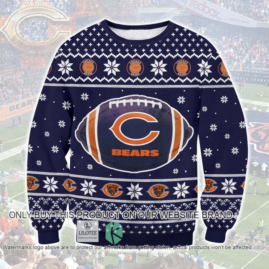 chicago bears christmas sweater sweatshirt 1 80067