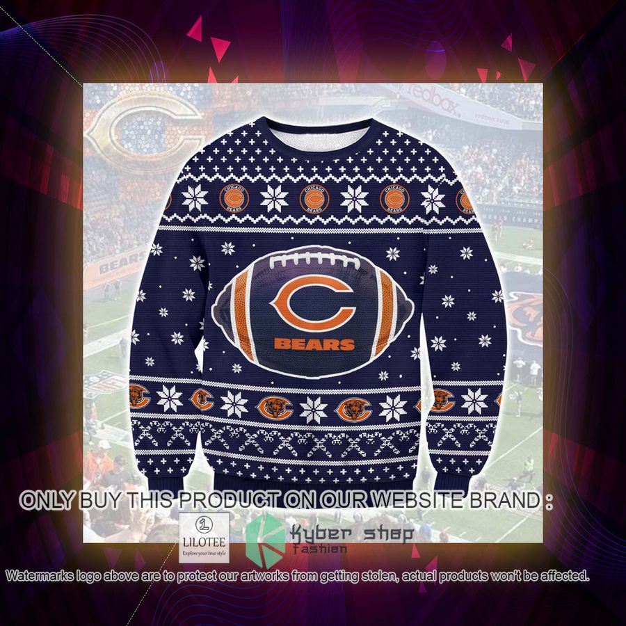Chicago Bears Christmas Sweater, Sweatshirt 3 chicago bears christmas sweater sweatshirt 3 76778