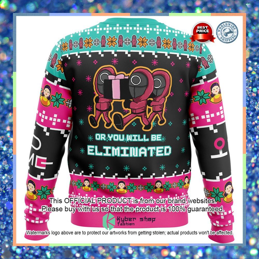 Choose One This Christmas Squid Game Christmas Sweater 10 Choose One This Christmas Squid Game Christmas Sweater word2