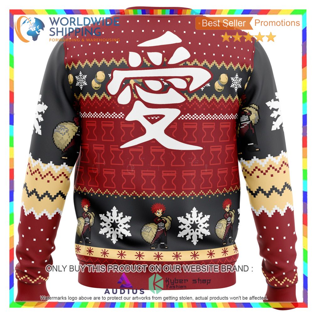 Christmas Gaara Naruto Ugly Christmas Sweater 5 christmas gaara naruto ugly christmas sweater 5 2802