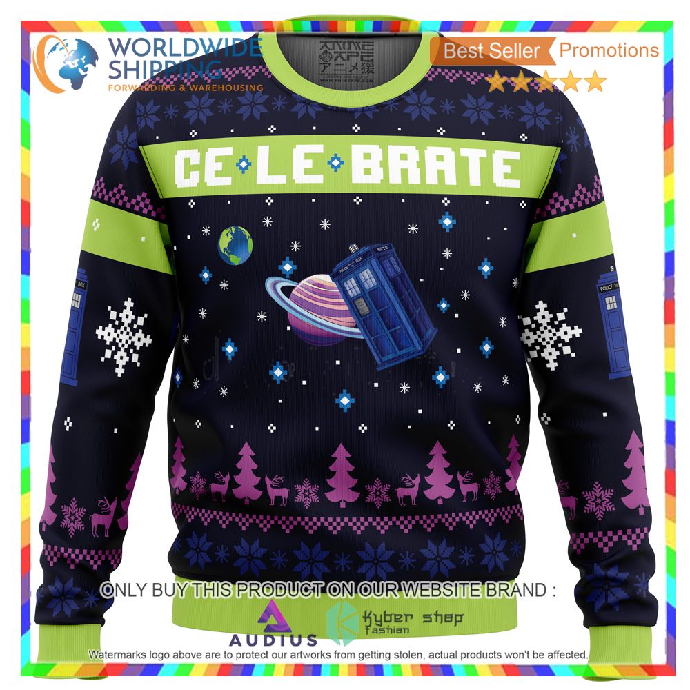 christmas in gallifrey doctor who ugly christmas sweater 1 61905