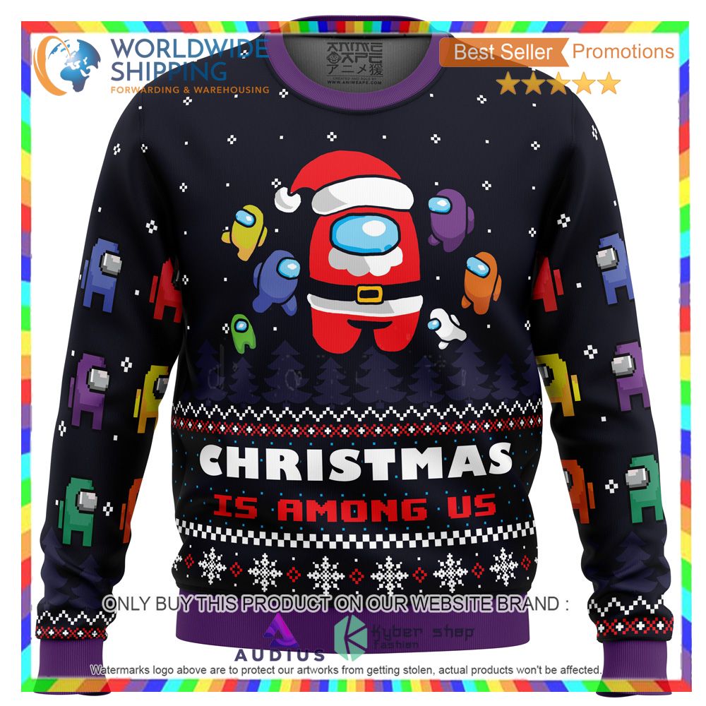 christmas is among us ugly christmas sweater 2 12231