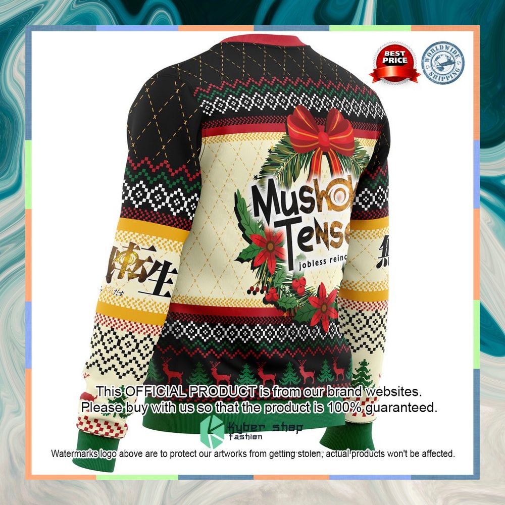 Christmas Is Here Mushoku Tensei: Jobless Reincarnation Christmas Sweater 9 Christmas Is Here Mushoku Tensei: Jobless Reincarnation Christmas Sweater word3