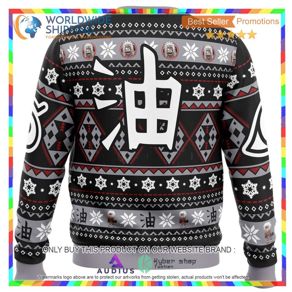 Christmas Jiraiya Naruto Ugly Christmas Sweater 5 christmas jiraiya naruto ugly christmas sweater 5 30384
