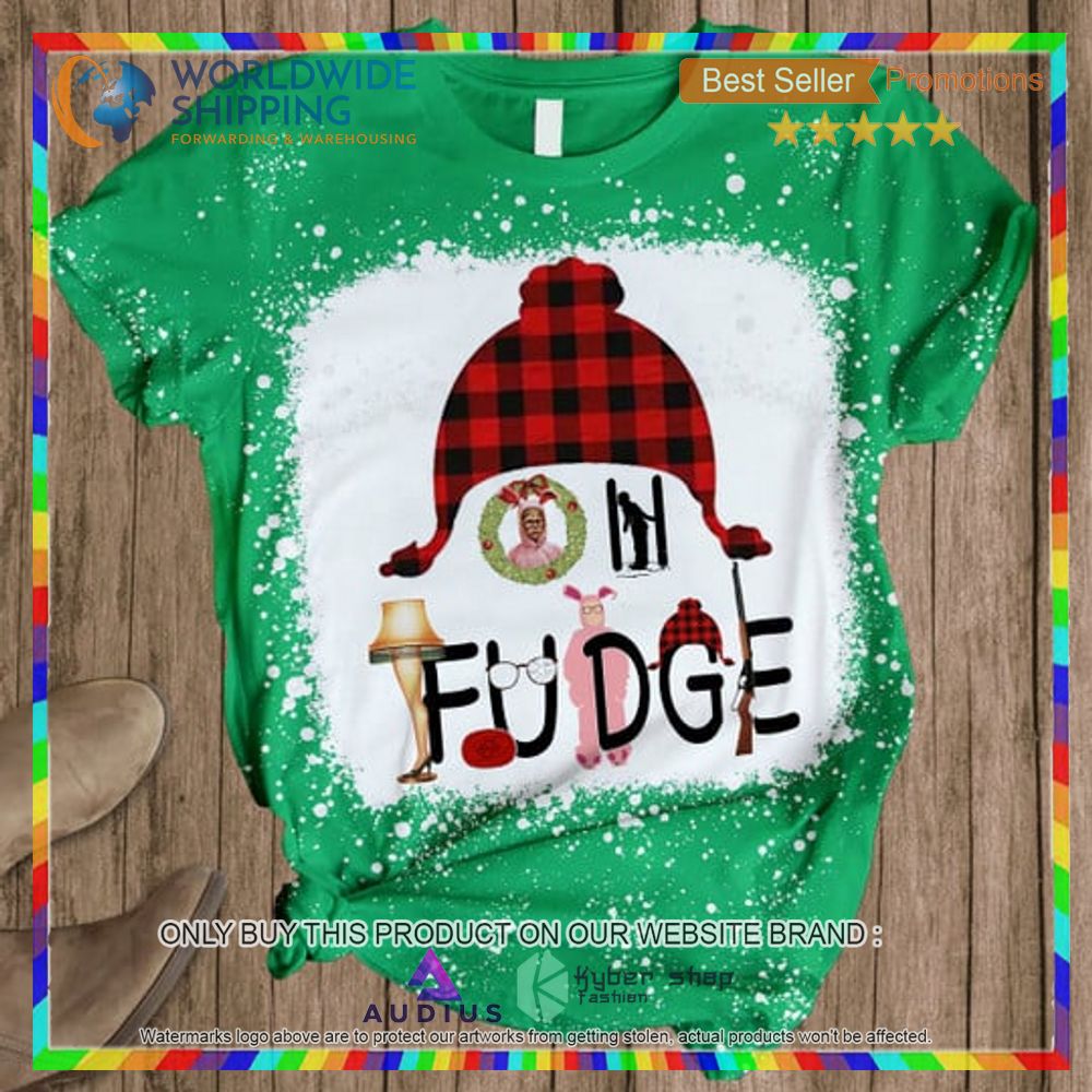 christmas story oh fudge green pajamas set 2 79031