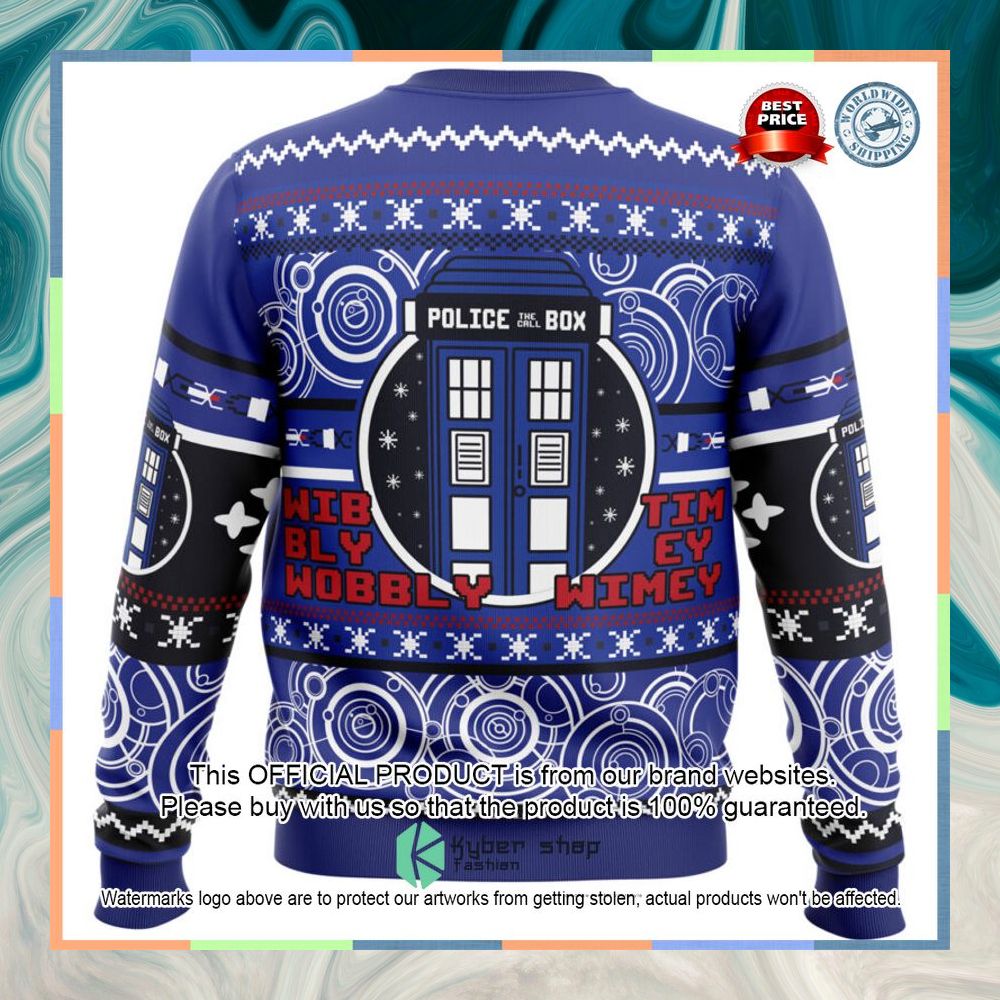 Christmas Through Time And Space Doctor Who Christmas Sweater 9