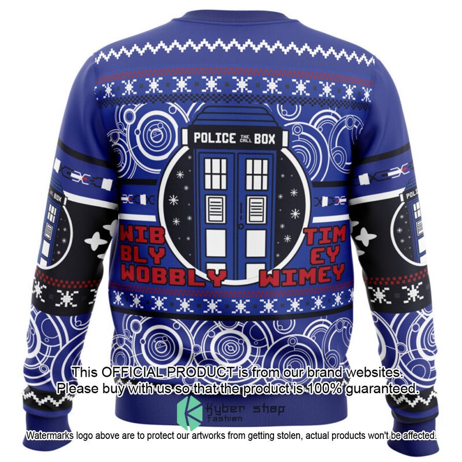 Christmas Through Time And Space Doctor Who Christmas Sweater 2