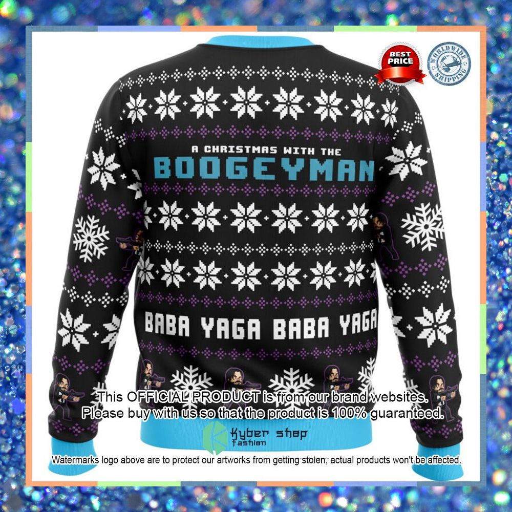 Christmas with the Boogeyman John Wick Christmas Sweater 11