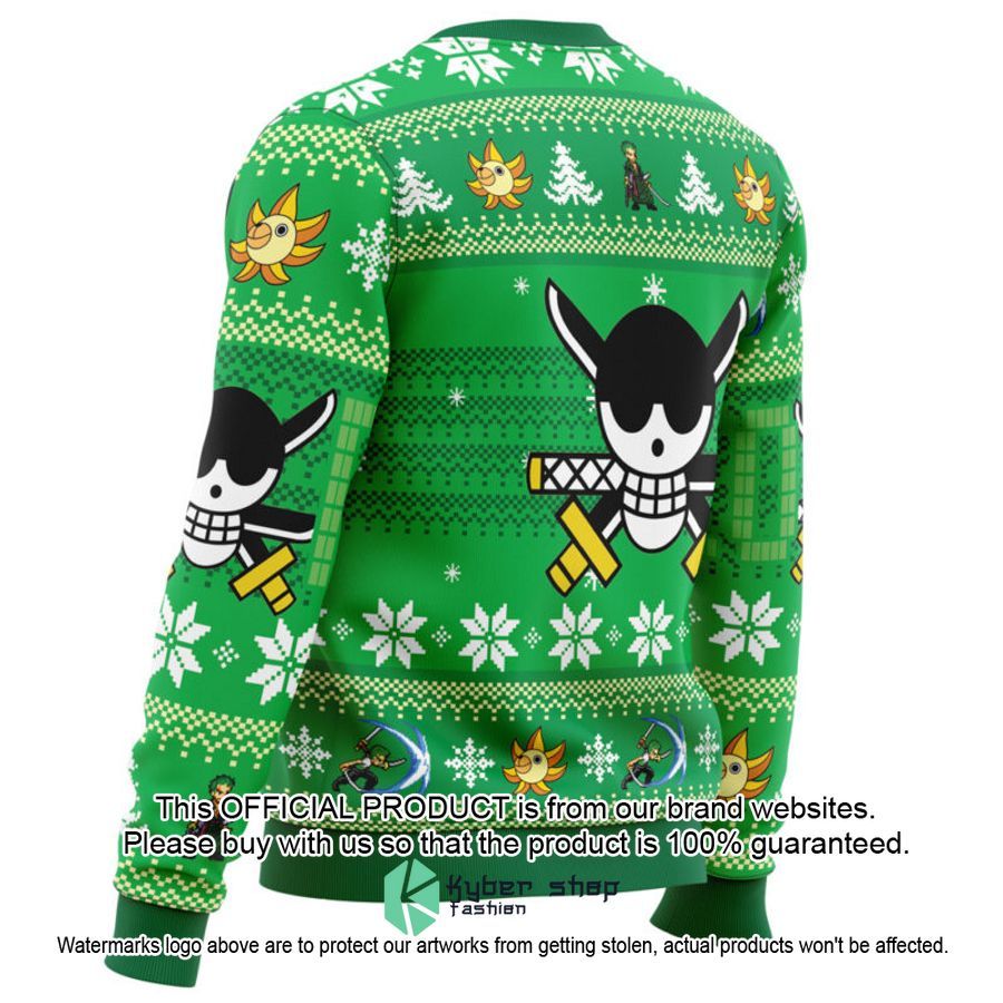 Christmas Wreath Roronoa Zoro One Piece Sweater 3 Christmas Wreath Roronoa Zoro One Piece Sweater word3