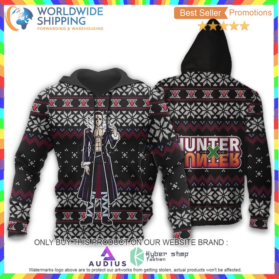 Chrollo Lucilfer Hunter X Hunter Sweater, Hoodie 3 chrollo lucilfer hunter x hunter sweater hoodie 3 99722