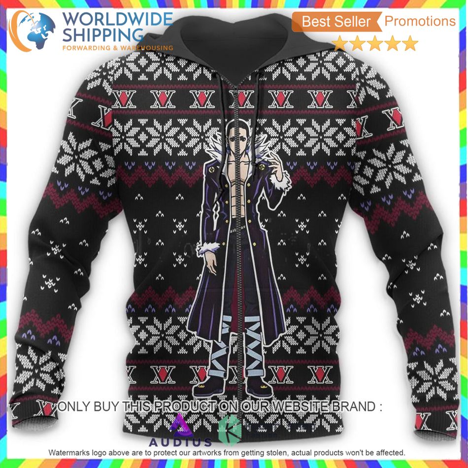 Chrollo Lucilfer Hunter X Hunter Sweater, Hoodie 7 chrollo lucilfer hunter x hunter sweater hoodie 7 66756