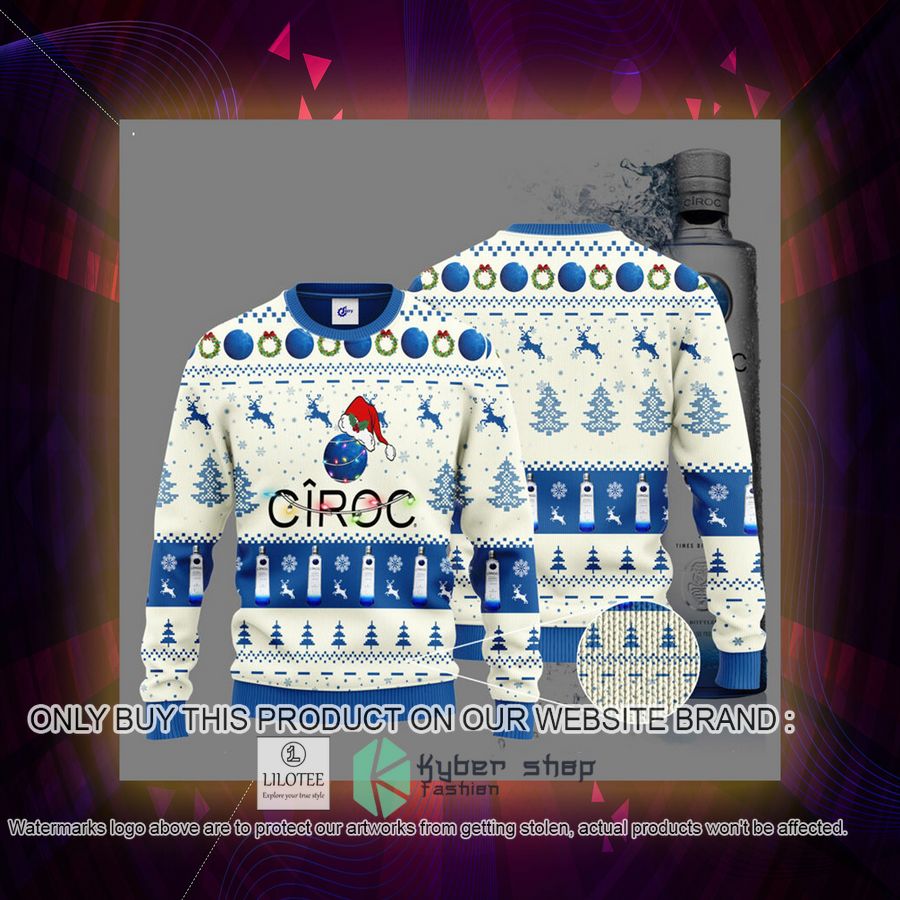 Ciroc Santa Hat Christmas Sweater, Sweatshirt 3 ciroc santa hat christmas sweater sweatshirt 3 41104