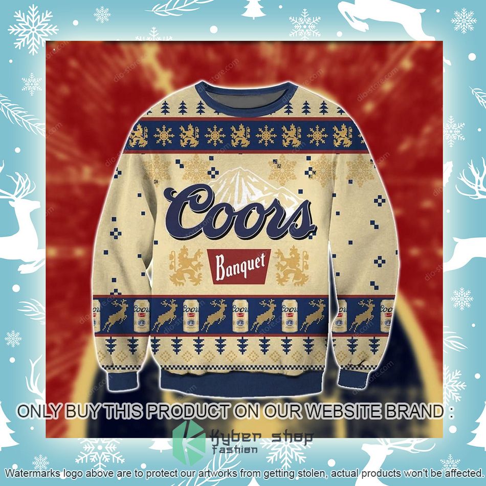 Coors Banquet Ugly Christmas Sweater 3 coors banquet ugly christmas sweater 3 17368