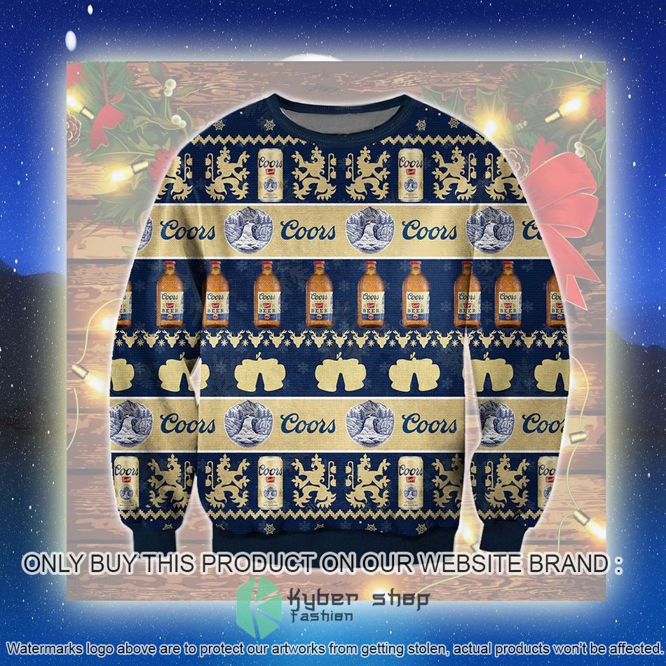 Coors Beer Ugly Christmas Sweater 4 coors beer ugly christmas sweater 4 33645