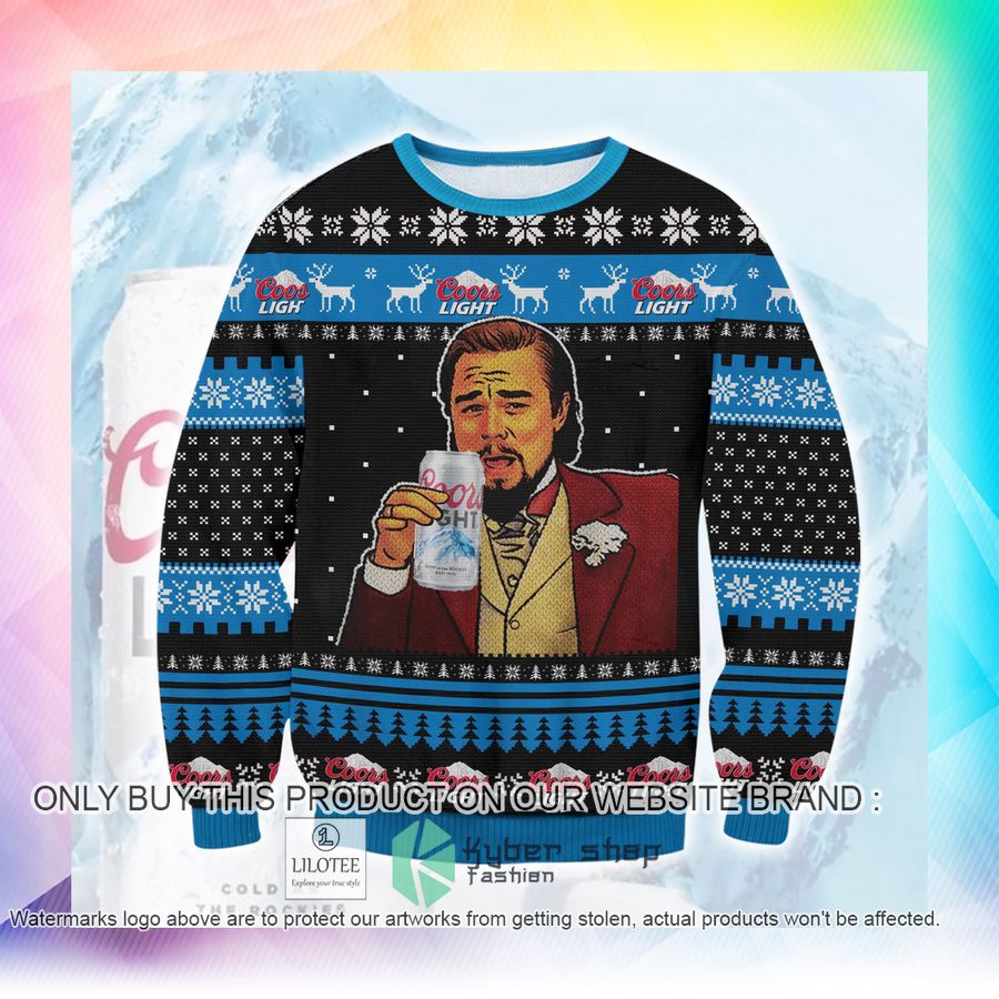 coors light beer meme christmas sweater sweatshirt 2 14060