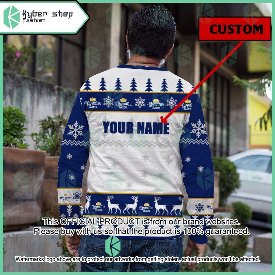 Personalized Corona Extra Coronita Christmas Sweater 3 Personalized Corona Extra Coronita Christmas Sweater word1