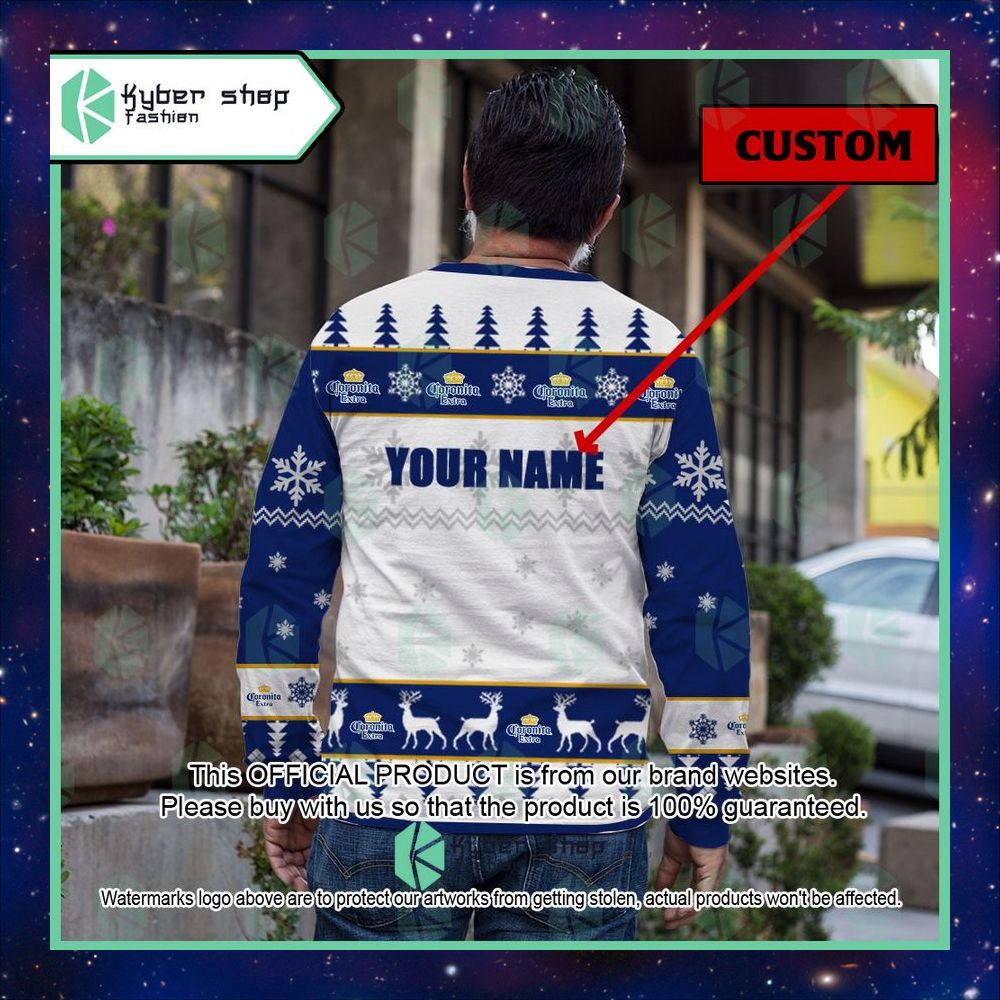 Personalized Corona Extra Coronita Christmas Sweater 8 Personalized Corona Extra Coronita Christmas Sweater word1
