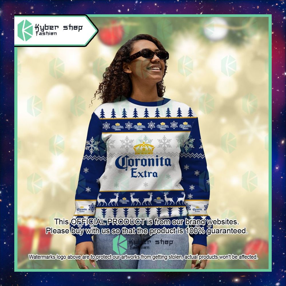 Personalized Corona Extra Coronita Christmas Sweater 9 Personalized Corona Extra Coronita Christmas Sweater word1