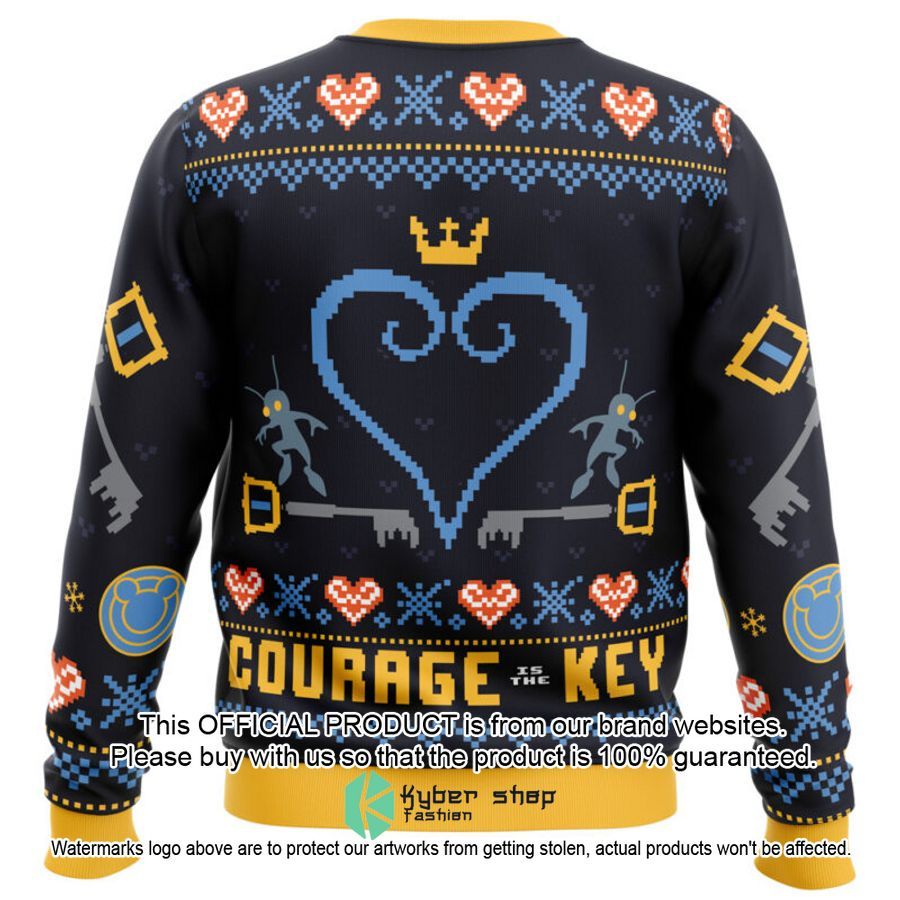 Courage is the Key Kingdom Hearts Christmas Sweater 17