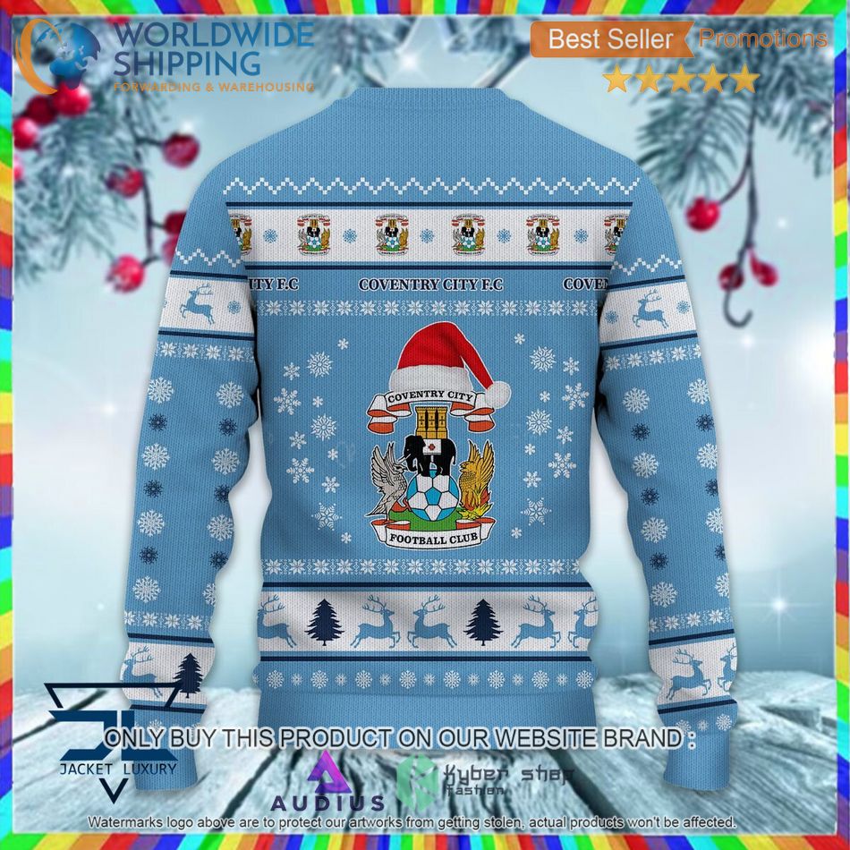 Coventry City F.C EFL Ugly Christmas Sweater 3 coventry city f c efl ugly christmas sweater 3 67018