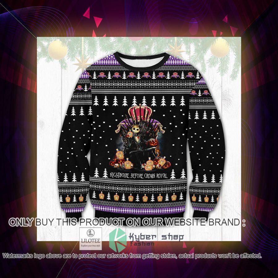 Crown Royal Nightmare Christmas Sweater, Sweatshirt 5 crown royal nightmare christmas sweater sweatshirt 5 97522