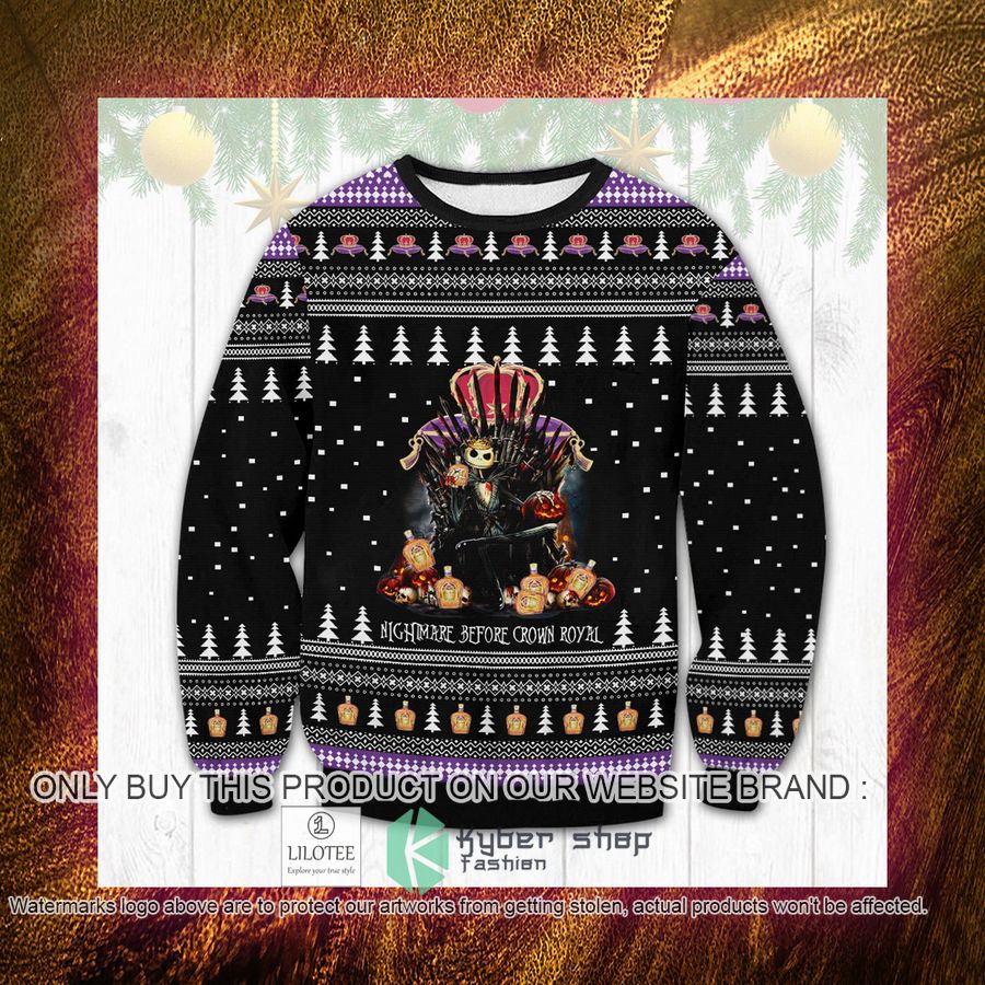 Crown Royal Nightmare Christmas Sweater, Sweatshirt 8 crown royal nightmare christmas sweater sweatshirt 8 99607