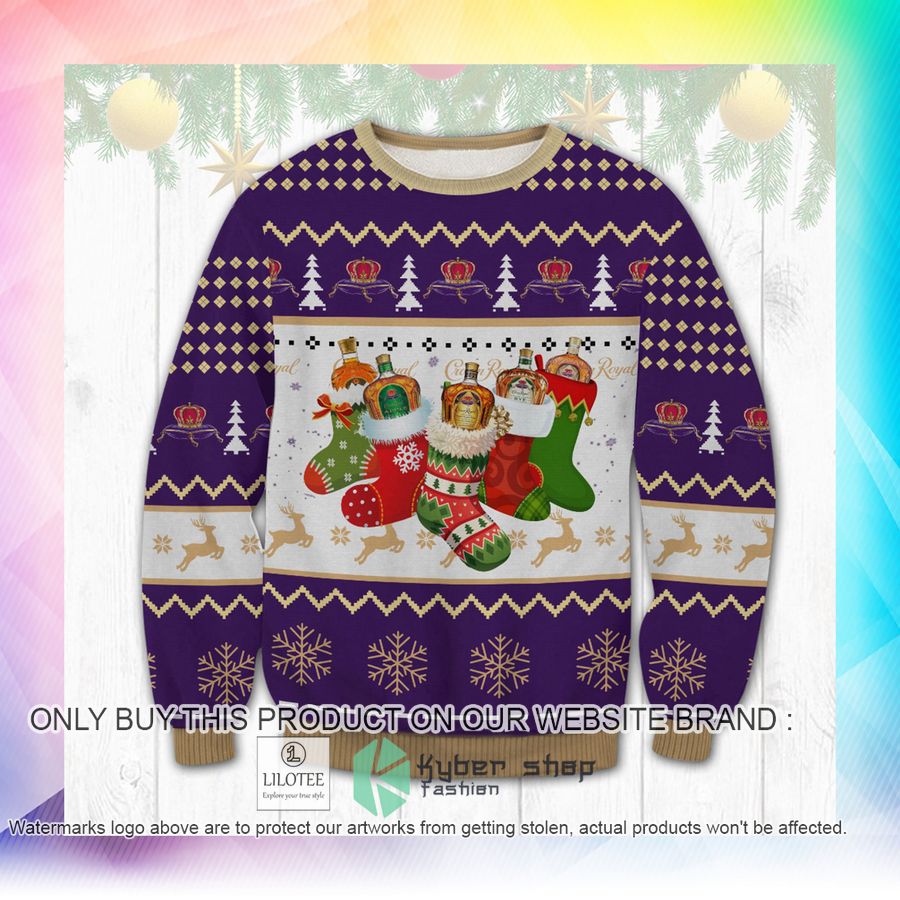 Crown Royal Xmas Socks Christmas Sweater, Sweatshirt 3 crown royal xmas socks christmas sweater sweatshirt 3 13188