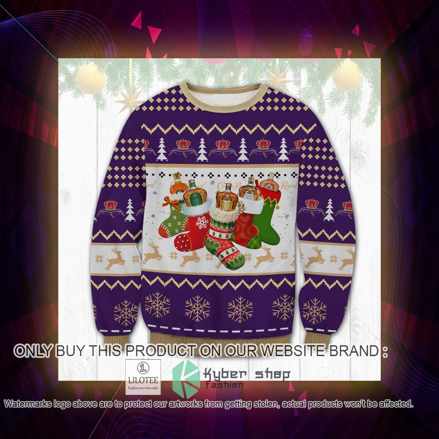 Crown Royal Xmas Socks Christmas Sweater, Sweatshirt 5 crown royal xmas socks christmas sweater sweatshirt 5 89131