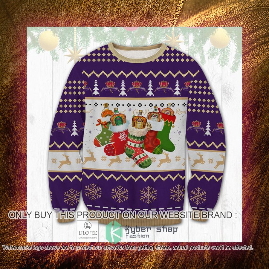 Crown Royal Xmas Socks Christmas Sweater, Sweatshirt 7 crown royal xmas socks christmas sweater sweatshirt 7 24062