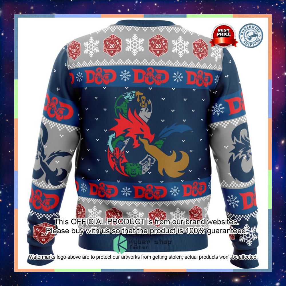 D-20 Dungeons & Dragons Sweater Christmas 11