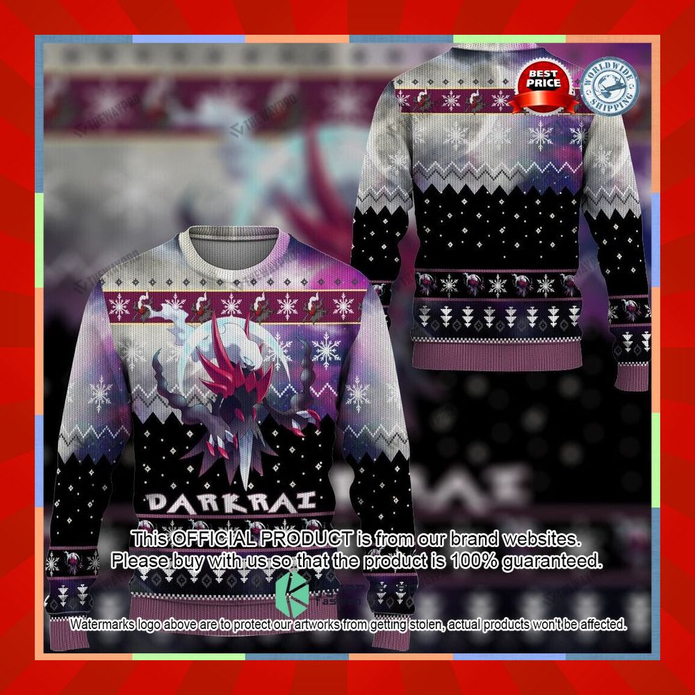 Darkrai Christmas Sweater 5