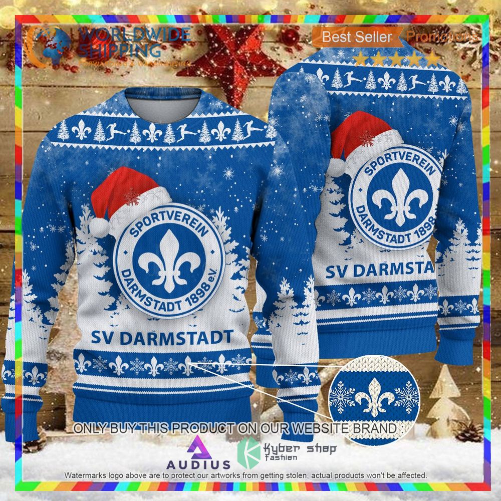 darmstadt 98 ugly christmas sweater 1 59258