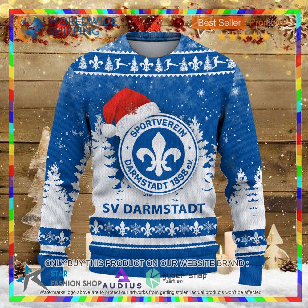 darmstadt 98 ugly christmas sweater 2 44275