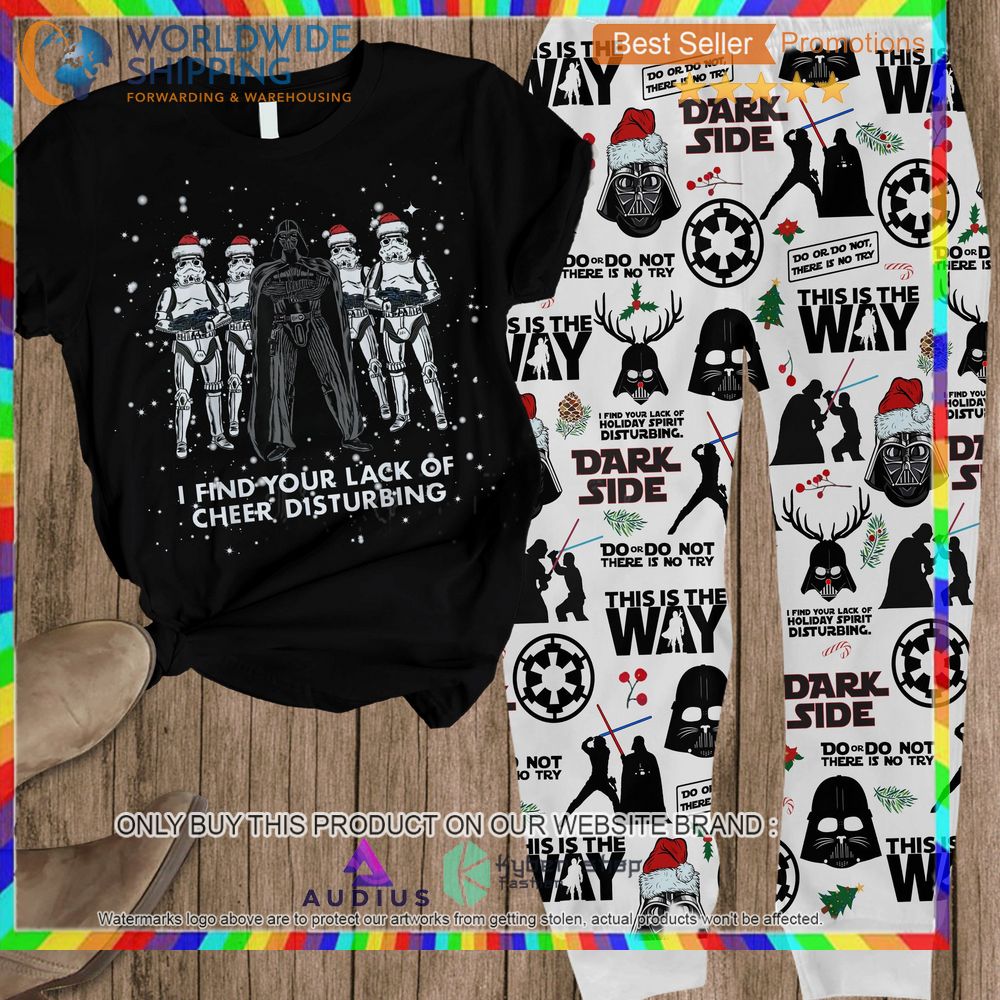 darth vader i find your lack of cheer disturbing pajamas set 1 93421