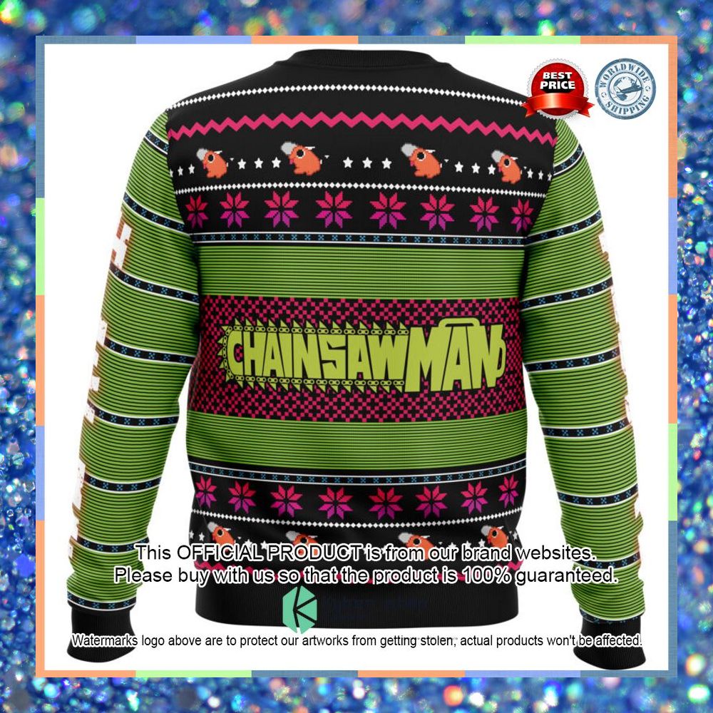 Denji Chainsaw Man Sweater Christmas 9