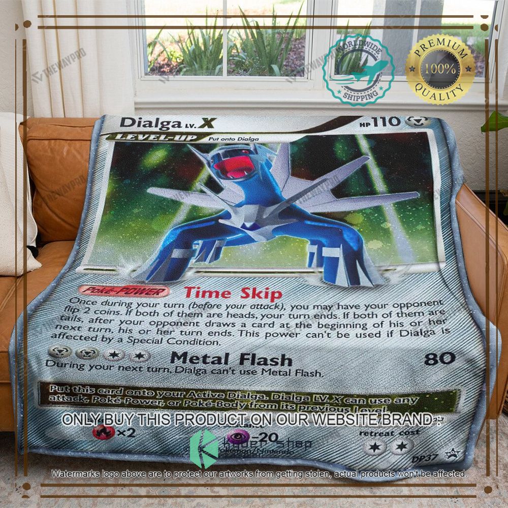 dialga level x diamond pearl anime pokemon blanket 1 41483