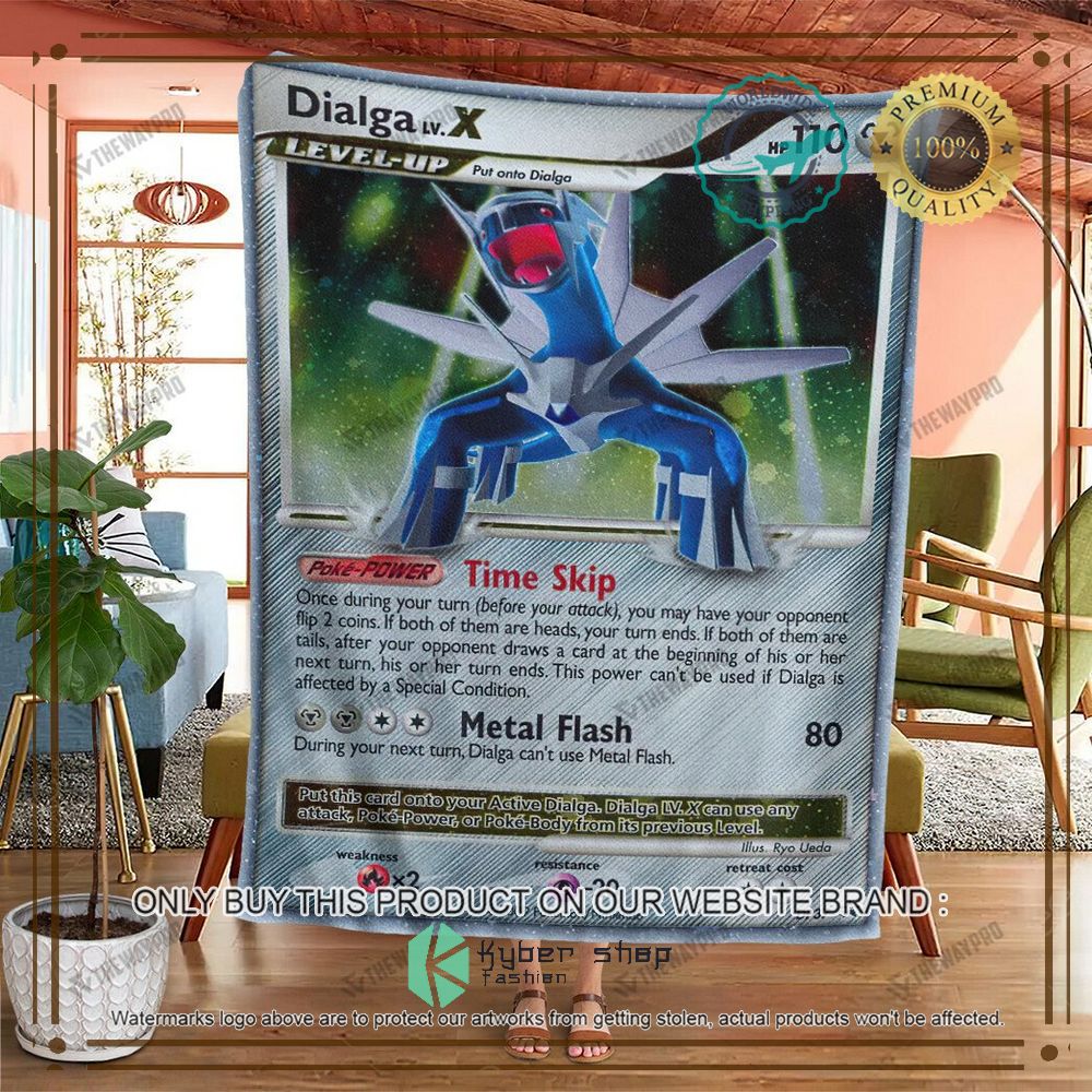 dialga level x diamond pearl anime pokemon blanket 2 79541