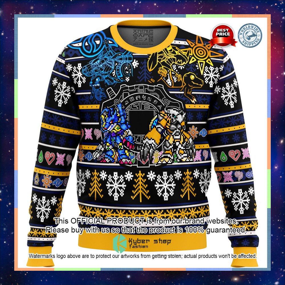 Digimon Sweater Christmas 4