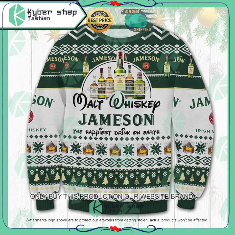 Disney Jameson Irish Whiskey The Happiest Dink On Earth Ugly Christmas Sweater 4 disney jameson irish whiskey the happiest dink on earth ugly christmas sweater 1 61737